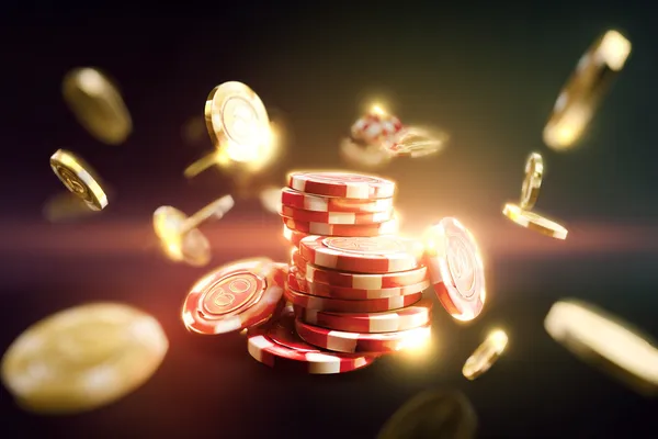 A man focused on his laptop with live stats in the background, highlighting the dedicated sports and gaming features of the OKTA mobile app.